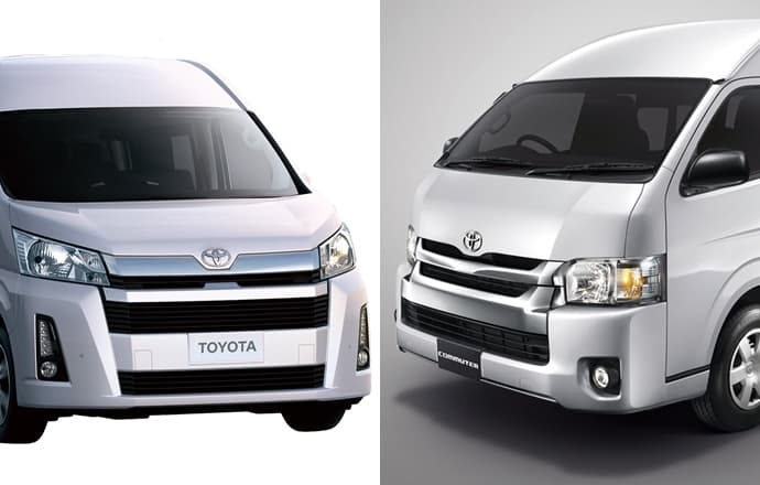 เทียบจุดต่อจุด! ทั้งภายนอก-ภายใน ของรถตู้ยอดนิยม Toyota Commuter (Hiace) เจนเนอเรชั่นที่ 5 กับ 6