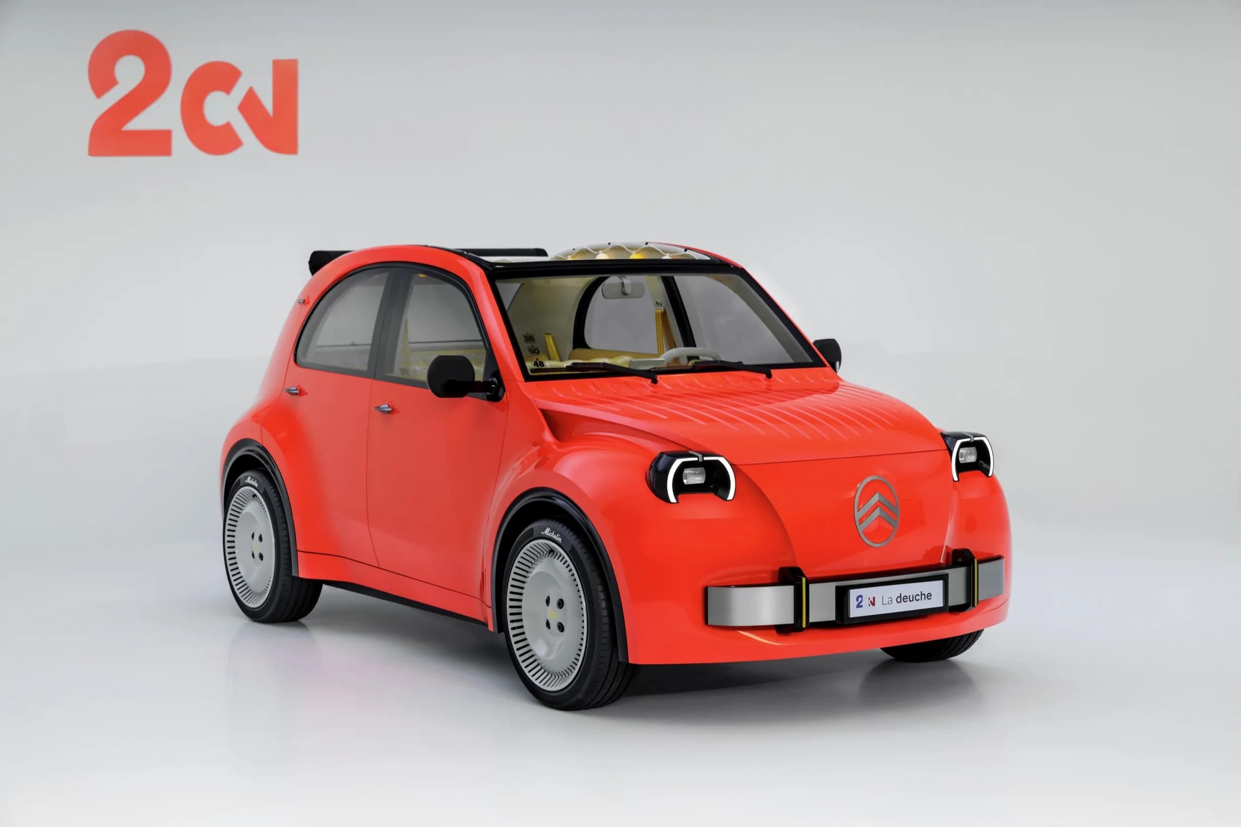 ตำนานสายประหยัด Citroen 2CV Concept รถไฟฟ้าเรโทรไซส์มินิ ราคาจับต้องได้เตรียมขายจริงปี 2028