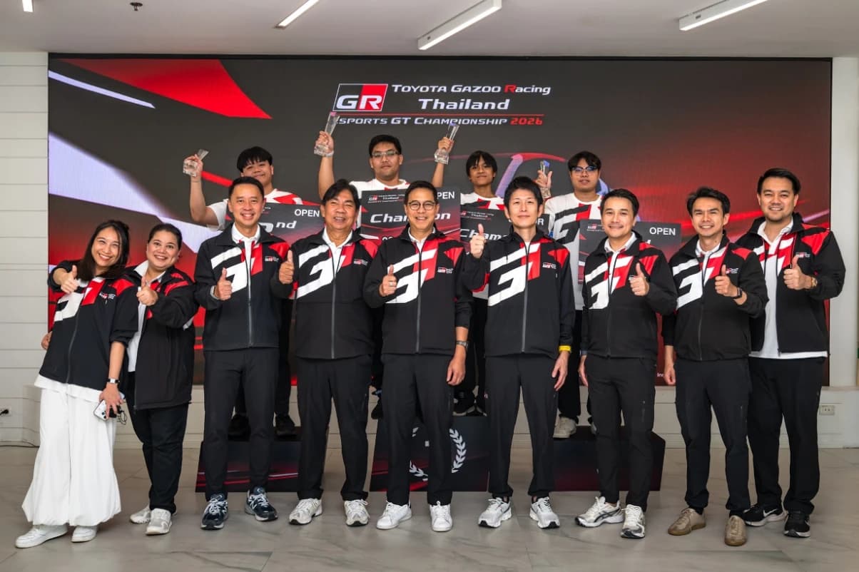 TOYOTA GAZOO RACING THAILAND ESPORTS GT CHAMPIONSHIP 2026 “ธนภัทร – ไหมจักรี – จิรัฏฐ์” คว้าสิทธิ์ตัวแทนประเทศไทย