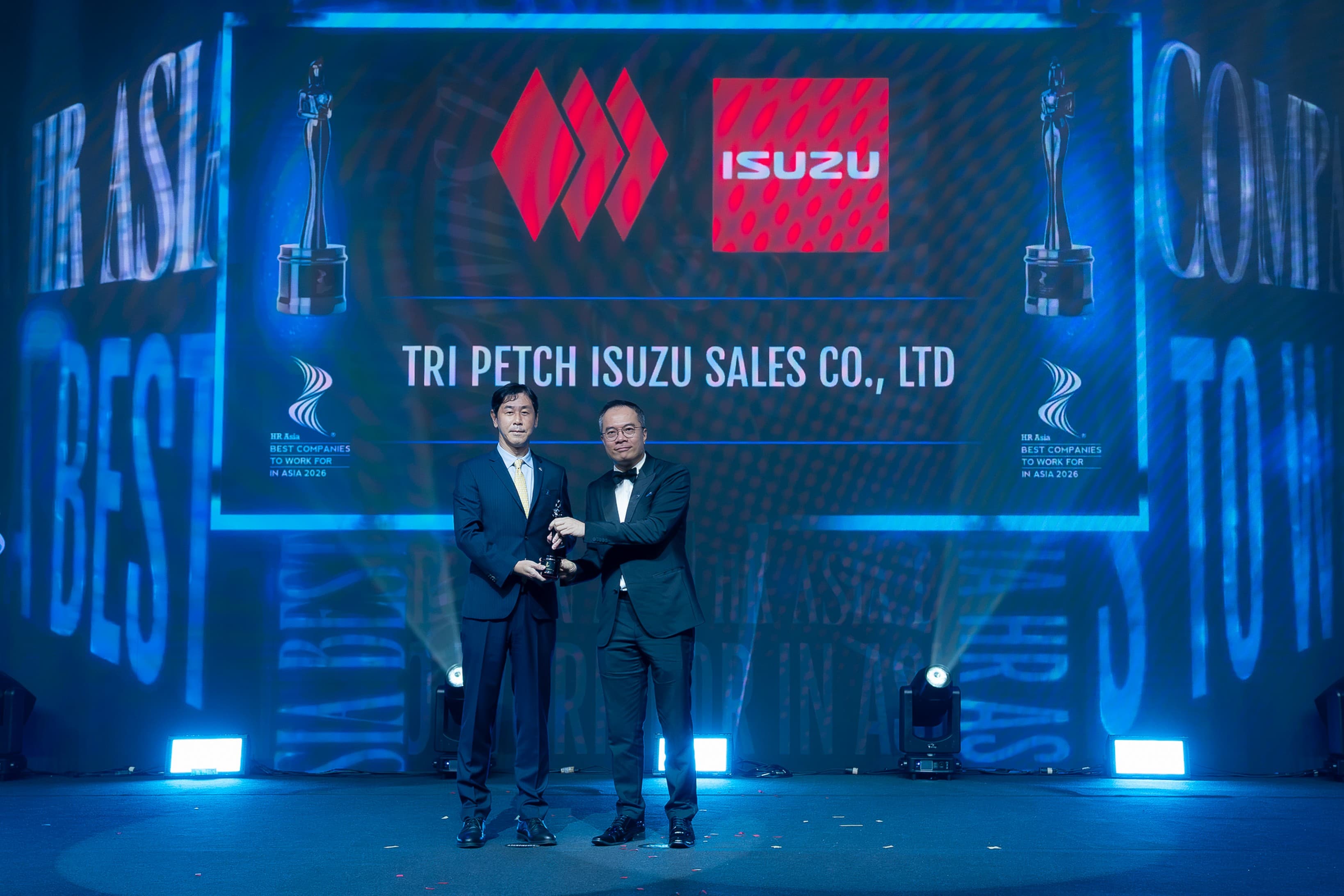 ตรีเพชรอีซูซุเซลส์ คว้ารางวัล “HR Asia Sustainable Workplace Awards 2026” สะท้อนองค์กรแห่งการเรียนรู้และเติบโตเคียงคู่สั