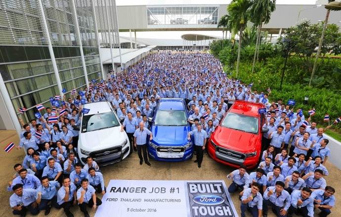 Ford เปิดสายการผลิต Ford Ranger อย่างเป็นทางการ ณ โรงงานเอฟทีเอ็ม ระยอง