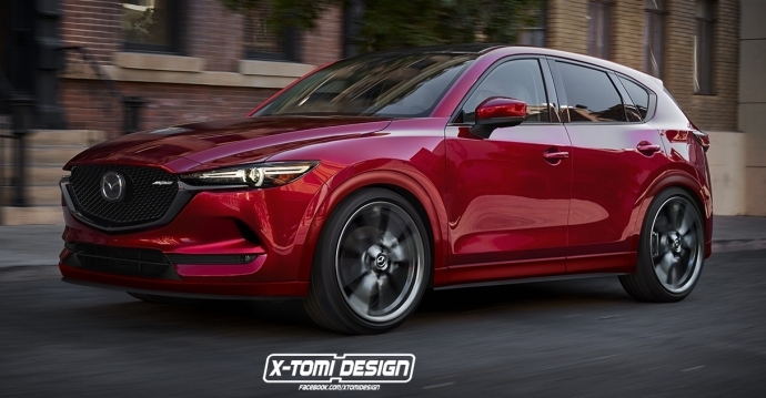 ภาพเรนเดอร์ Mazda CX-5 ใหม่ ในลุคเวอร์ชั่นแรง MPS