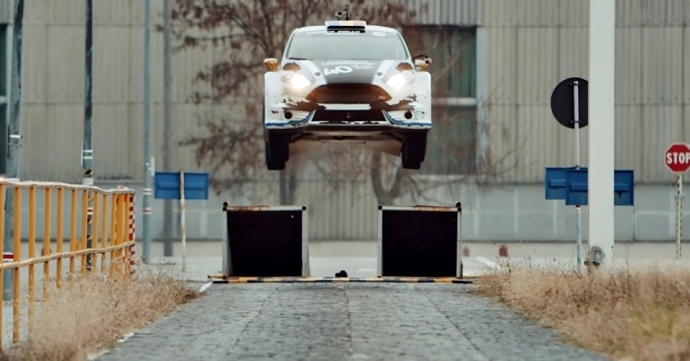 Gymkhana ทัวร์โรงงาน ฉลองครบรอบ 40 ปี โดย Ford Romania